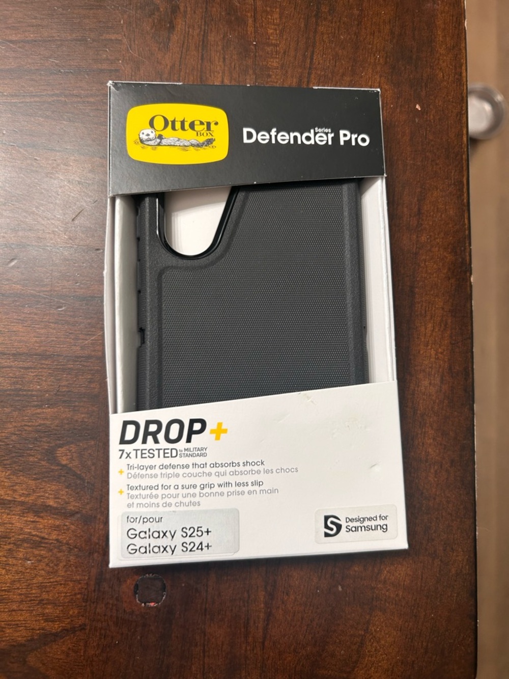 OtterBox Defender Pro Black Rugged Case for Galaxy S25+ / S24+